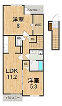 スター池部  ｜ 奈良県北葛城郡河合町池部１丁目（賃貸アパート2LDK・2階・60.14㎡） その2