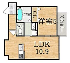 est柳町II（エストヤナギマチ2）  ｜ 奈良県大和郡山市柳町（賃貸アパート1LDK・2階・42.30㎡） その2