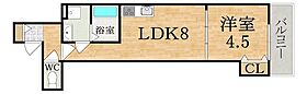 奈良県大和郡山市東岡町（賃貸アパート1LDK・2階・30.86㎡） その2