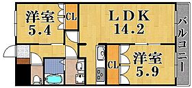 チェリーハウス  ｜ 京都府木津川市梅美台４丁目（賃貸アパート2LDK・2階・58.32㎡） その2