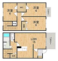 EST30  ｜ 京都府木津川市梅美台７丁目（賃貸テラスハウス3LDK・--・82.85㎡） その2