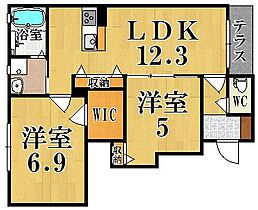 レガリア加茂  ｜ 京都府木津川市加茂町里須原（賃貸アパート2LDK・1階・56.00㎡） その2