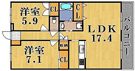 グランファミーユAーフルール  ｜ 京都府木津川市梅美台１丁目（賃貸マンション2LDK・3階・66.00㎡） その2