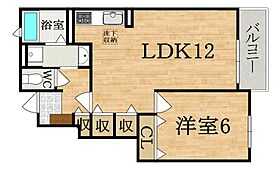 ガーデンハウスMU　B棟  ｜ 奈良県生駒市小平尾町（賃貸アパート1LDK・1階・45.89㎡） その2