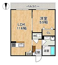 奈良県奈良市橋本町（賃貸マンション1LDK・2階・42.57㎡） その2