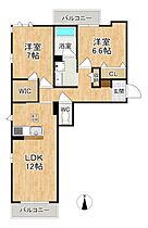 シャーメゾン京終  ｜ 奈良県奈良市南肘塚町（賃貸マンション2LDK・2階・62.92㎡） その2