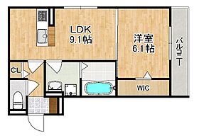 スリジエ新大宮  ｜ 奈良県奈良市法蓮町（賃貸アパート1LDK・1階・40.24㎡） その2