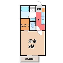間取図画像 1K