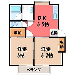 間取図画像 2DK