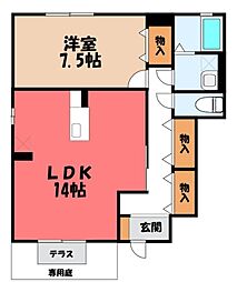 グリーントップ C 1階/-