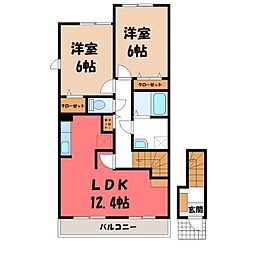 グリーンオアシス C 2階/-