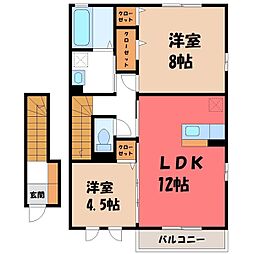 東武伊勢崎線 木崎駅 徒歩12分 2階/-