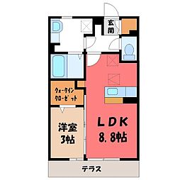 東武伊勢崎線 福居駅 徒歩19分