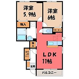 ソレイユ A 1階/-