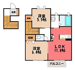レジデンス クロルセ C 2階/-