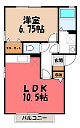 ベルネージュ B 1階