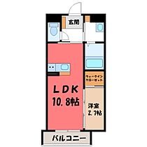 グランコート下浜田  ｜ 群馬県太田市下浜田町（賃貸マンション1LDK・2階・40.87㎡） その2