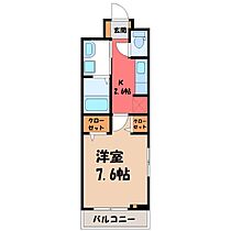 群馬県太田市大島町（賃貸アパート1K・3階・27.02㎡） その2