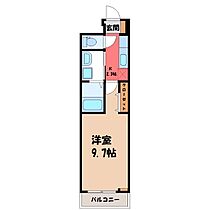 群馬県太田市大島町（賃貸アパート1K・3階・28.87㎡） その2