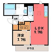 群馬県太田市南矢島町（賃貸アパート1LDK・1階・37.81㎡） その2