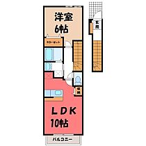 群馬県太田市岩瀬川町（賃貸アパート1LDK・2階・42.37㎡） その2