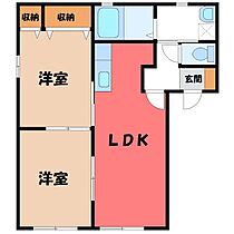 群馬県太田市成塚町（賃貸アパート2LDK・1階・50.04㎡） その1