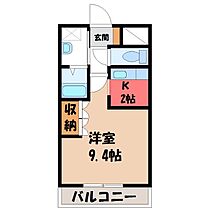 群馬県太田市熊野町（賃貸アパート1K・1階・30.00㎡） その2