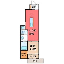 群馬県太田市本町（賃貸アパート1LDK・1階・36.49㎡） その2