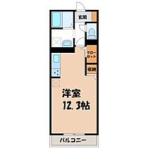 群馬県太田市東新町（賃貸アパート1R・2階・33.34㎡） その2