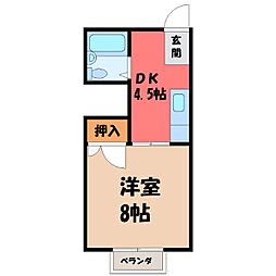 🉐敷金礼金0円！🉐コーポ中本
