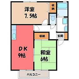 🉐敷金礼金0円！🉐パナハイツ藪塚 A