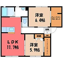 シャンティ韮川 C 1階