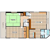 大阪府大阪市平野区瓜破1丁目（賃貸マンション2LDK・5階・110.00㎡） その2