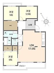 間取図画像 3LDK