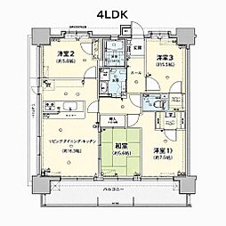 シティライフ飛田 4LDKの間取図画像