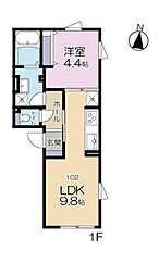 間取図画像 1LDK