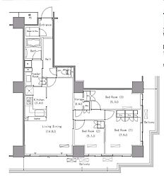 間取図画像 3LDK