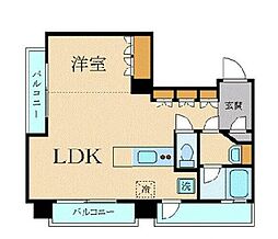 フロリスオーランティウム3 1LDKの間取図画像