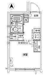 江東区千田マンション ワンルームの間取図画像