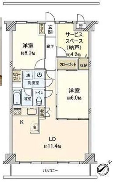 間取りを拡大表示