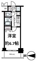 大阪府大阪市北区天神橋８丁目（賃貸マンション1K・6階・21.37㎡） その2