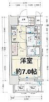 アドバンス江坂東コンフィ  ｜ 大阪府吹田市南金田１丁目（賃貸マンション1K・4階・25.35㎡） その2