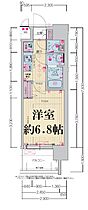 大阪府吹田市南吹田５丁目（賃貸マンション1K・7階・22.77㎡） その2