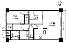 田村ビル  ｜ 奈良県奈良市芝辻町4丁目（賃貸マンション2LDK・5階・63.80㎡） その2