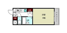 新大宮シティ・パル 620 ｜ 奈良県奈良市法蓮町（賃貸マンション1K・6階・18.11㎡） その2