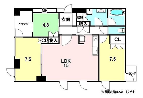 専有面積72....