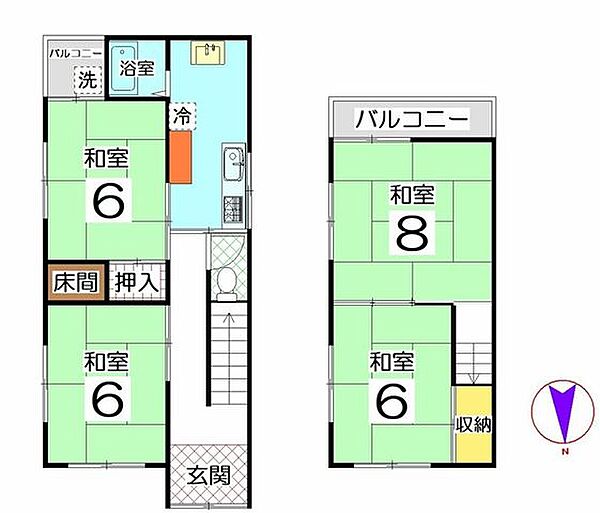 間取りを拡大表示