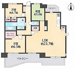 ルネヒューマンズガーデン和泉 3LDKの間取図画像