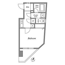 T&G神田マンション 1Kの間取図画像