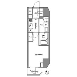GRANPASEO田原町 1Kの間取図画像